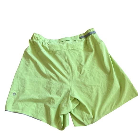 Lululemon Men’s Surge 6” Shorts Lime Green - Picture 8 of 10